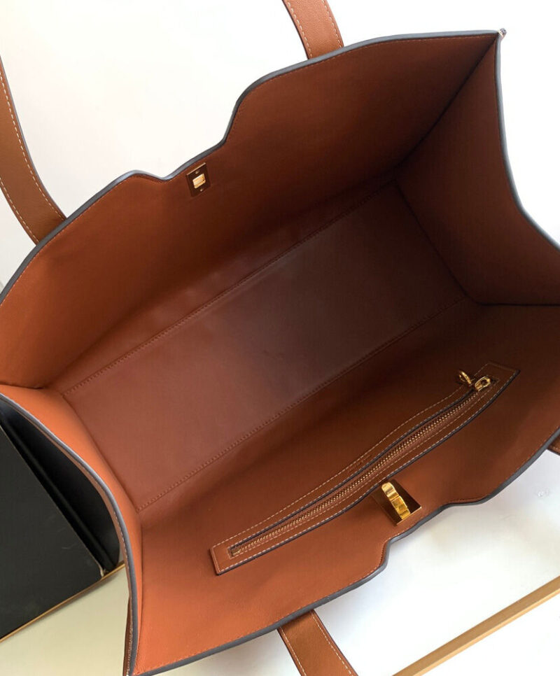 Celine Cabas 16 In Smooth Calfskin